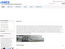Tablet Screenshot of bistarlamps.com